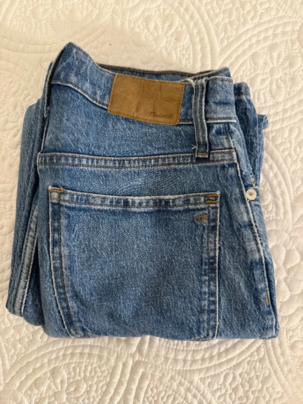 Madewell The Perfect Vintage Wide Leg Crop Jeans
